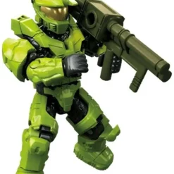 New ⭐ Halo Clash on the Ring Lime Green Spartan Mark V Common Minifigure [Loose] ✨