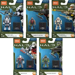 Promo 😉 Halo Universe Heroes Series 15 Set of 5 Mini Figures 🔥
