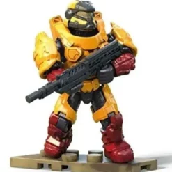 Flash Sale ⭐ Halo Infinite Series 2 Yellow Spartan Common Minifigure [Loose] 👏