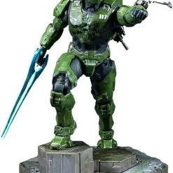 Buy 💯 Halo Infinite Master Chief 10-Inch PVC Statue [Grappleshot, Damaged Package] 🤩