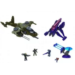 Coupon 🧨 Mega Bloks Halo The Authentic Collector's Series UNSC Hawk vs. Covenant Banshee Set #96810 😉 -Halo shop halomegabloksbattlefield inset4