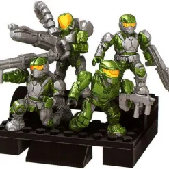 Best Sale 🔔 Mega Bloks Halo The Authentic Collector's Series UNSC Green Combat Unit Set #96826 🧨 -Halo shop halomegablokscomunit4 inset1