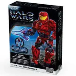 Coupon 🥰 Mega Bloks Halo Magnetic Figures UNSC Spartan-II Set #29672 [Red] 😍