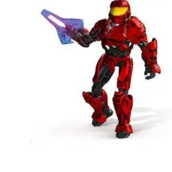 Coupon 🥰 Mega Bloks Halo Magnetic Figures UNSC Spartan-II Set #29672 [Red] 😍 -Halo shop halomegaspartan2 inset3