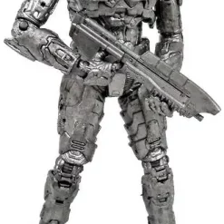 Promo ⌛ McFarlane Toys Halo 10th Anniversary Platinum Master Chief Exclusive Action Figure [Loose] ✨