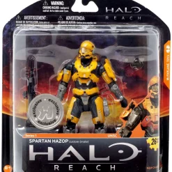 New 👏 McFarlane Toys Halo Reach Series 1 Spartan Hazop Exclusive Action Figure [Gold] 😉