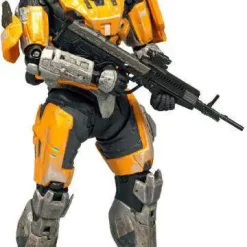New 👏 McFarlane Toys Halo Reach Series 1 Spartan Hazop Exclusive Action Figure [Gold] 😉 -Halo shop haloreach1spartantru inset4