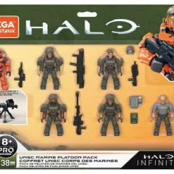 Best deal 🔥 Halo Infinite UNSC Marine Platoon Pack 6-Figure Set [Spartan MK VII, Marine Demolition, Survivor, Rifleman, Technician & Sniper] ⭐