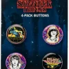 Budget 😉 Funko Stranger Things Palace Arcade Button 4 Piece Set [Limited Edition] ✨ -Halo shop lf nfxb0016