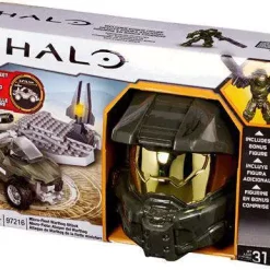 Promo ❤️ Mega Bloks Halo Micro Fleet Warthog Attack Set #97216 💯