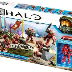 Best Pirce ❤️ Mega Bloks Halo UNSC Fireteam Crimson Set #97349 🎁