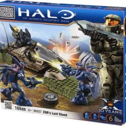 Flash Sale 👍 Mega Bloks Halo The Authentic Collector's Series Eva's Last Stand Set #96937 [Damaged Package] 🧨