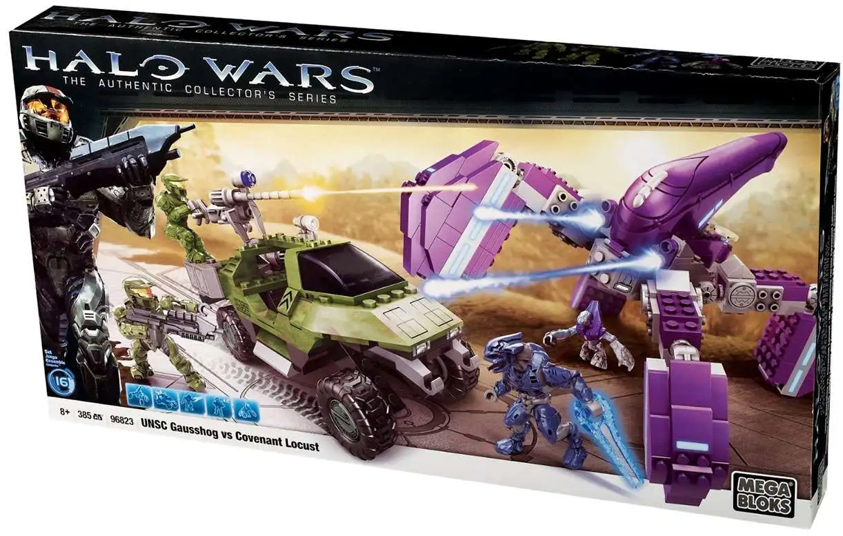 Best Pirce ๐ Mega Bloks Halo The Authentic Collector's Series UNSC Gausshog vs. Covenant Locust Set #96823 ๐ 3 Best Pirce ๐ Mega Bloks Halo The Authentic Collector's Series UNSC Gausshog vs. Covenant Locust Set #96823 ๐