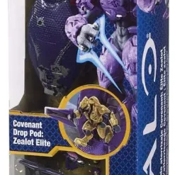 Best Pirce ✨ Mega Bloks Halo Covenant Drop Pod: Zealot Elite Set #96933 [Damaged Package] 😍