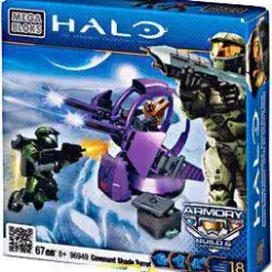 Deals ⌛ Mega Bloks Halo The Authentic Collector's Series Covenant Shade Turret Set #96949 😉