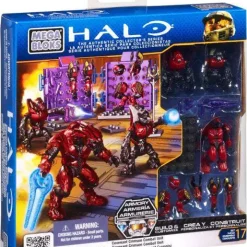 Best deal 👍 Mega Bloks Halo The Authentic Collector's Series Crimson Covenant Combat Unit Set #97028 [Damaged Package] 🤩