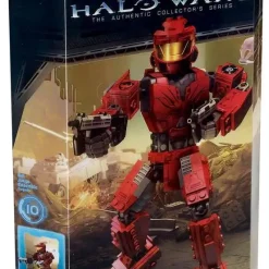 Wholesale ⌛ Mega Bloks Halo The Authentic Collector's Series Red UNSC Spartan II Set #96820 [Damaged Package] 😉