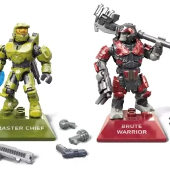 Top 10 🌟 Halo Infinite Master Chief vs. Brute Warrior Mini Figure 2-Pack 🧨 -Halo shop megaconsthalognw38 inset2