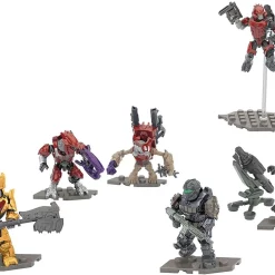Flash Sale 🎉 Halo Infinite Banished Garrison Pack Mini Figure 6-Pack Set [Spartan Trailblazer, UNSC Marine, Brute Chieftain, Brute Warrior, Brute Mule & Elite Mercenary] 🎉 -Halo shop megahdp61 inset4