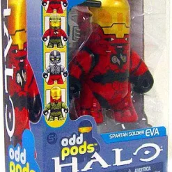 Discount 🔔 McFarlane Toys Halo 3 Odd Pods Series 1 Spartan Spartan EVA Figure [Red] ✨