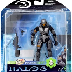 Promo 💯 McFarlane Toys Halo 3 Series 2 Spartan Soldier ODST Exclusive Action Figure [Steel] ❤️