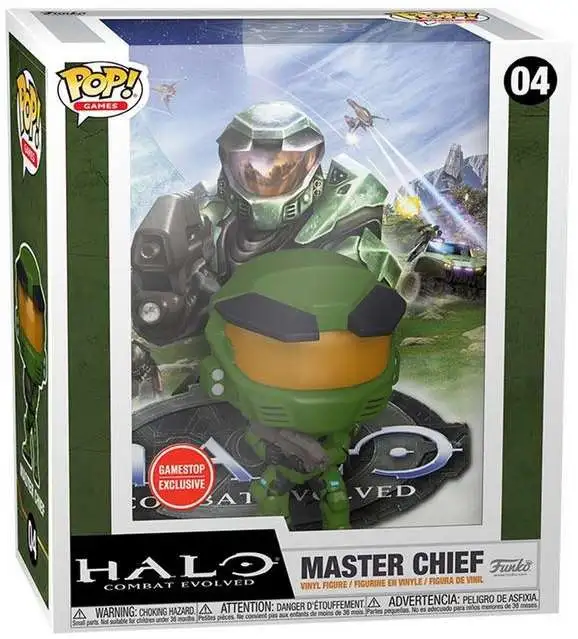 Buy โ๏ธ Funko Halo Combat Evolved POP! Games Cover Master Chief Exclusive Vinyl Figure #04 ๐ฅ 3 Buy โ๏ธ Funko Halo Combat Evolved POP! Games Cover Master Chief Exclusive Vinyl Figure #04 ๐ฅ
