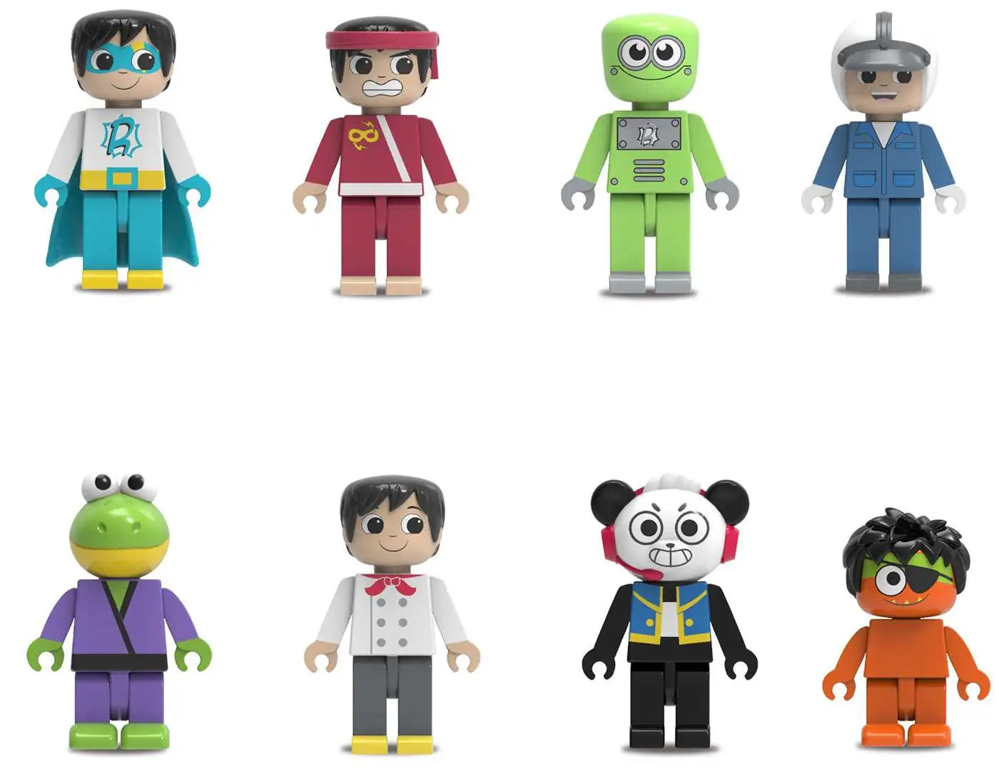 Cheapest โจ Pocket โ Watch Ryan's World Pirate Combo Panda, Ninja Ryan, Blue Titan, Chef Ryan, Ninja Gus, Pilot Ryan, Robot & Pirate Moe Figure 8-Pack ๐ 4 Cheapest โจ Pocket โ Watch Ryan's World Pirate Combo Panda, Ninja Ryan, Blue Titan, Chef Ryan, Ninja Gus, Pilot Ryan, Robot & Pirate Moe Figure 8-Pack ๐ - Image 2
