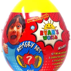 Cheap 💯 Ryan's World Giant Mystery Art Egg Mystery Surprise 🎁