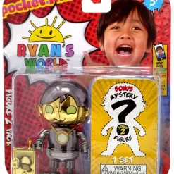Coupon 🤩 Ryan's World Darkstar Robo Ryan & Mystery Action Figure 2-Pack 😍