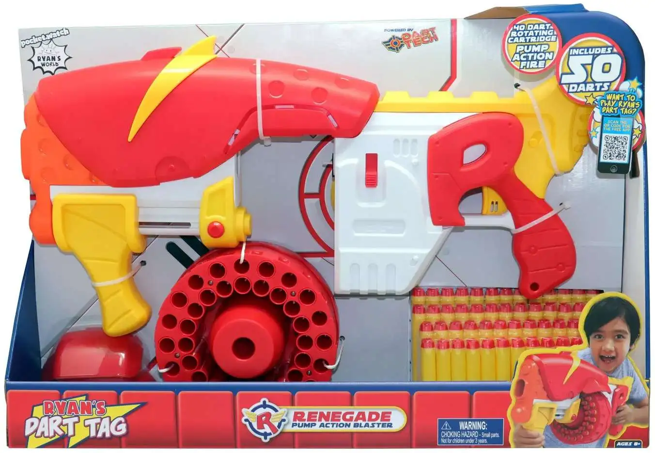 Best deal 🌟 Ryan's World Ryan's Dart Tag Renegade Pump Action Blaster ❤️ 3 Best deal 🌟 Ryan's World Ryan's Dart Tag Renegade Pump Action Blaster ❤️
