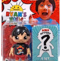 New 🔥 Ryan's World Ryan (Black 👚 Shirt) & Mystery Action Figure 2-Pack 😍