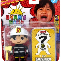 Budget 💯 Ryan's World Fire Chief Ryan & Mystery Action Figure 2-Pack 🔔