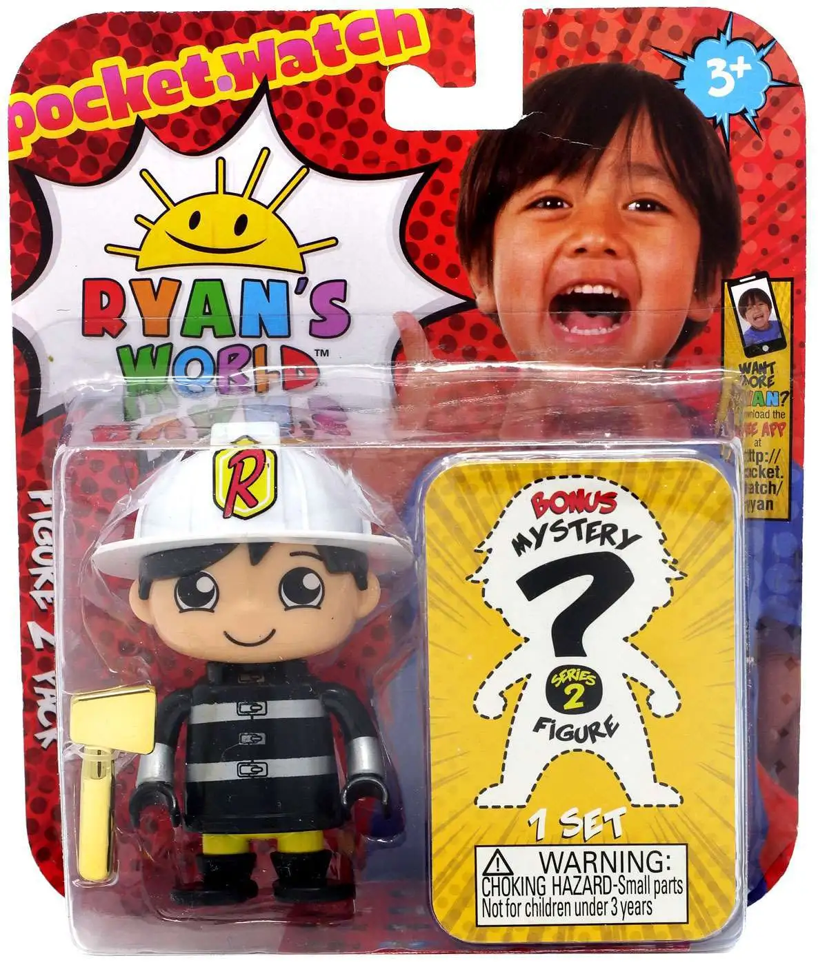 Budget ๐ฏ Ryan's World Fire Chief Ryan & Mystery Action Figure 2-Pack ๐ 3 Budget ๐ฏ Ryan's World Fire Chief Ryan & Mystery Action Figure 2-Pack ๐