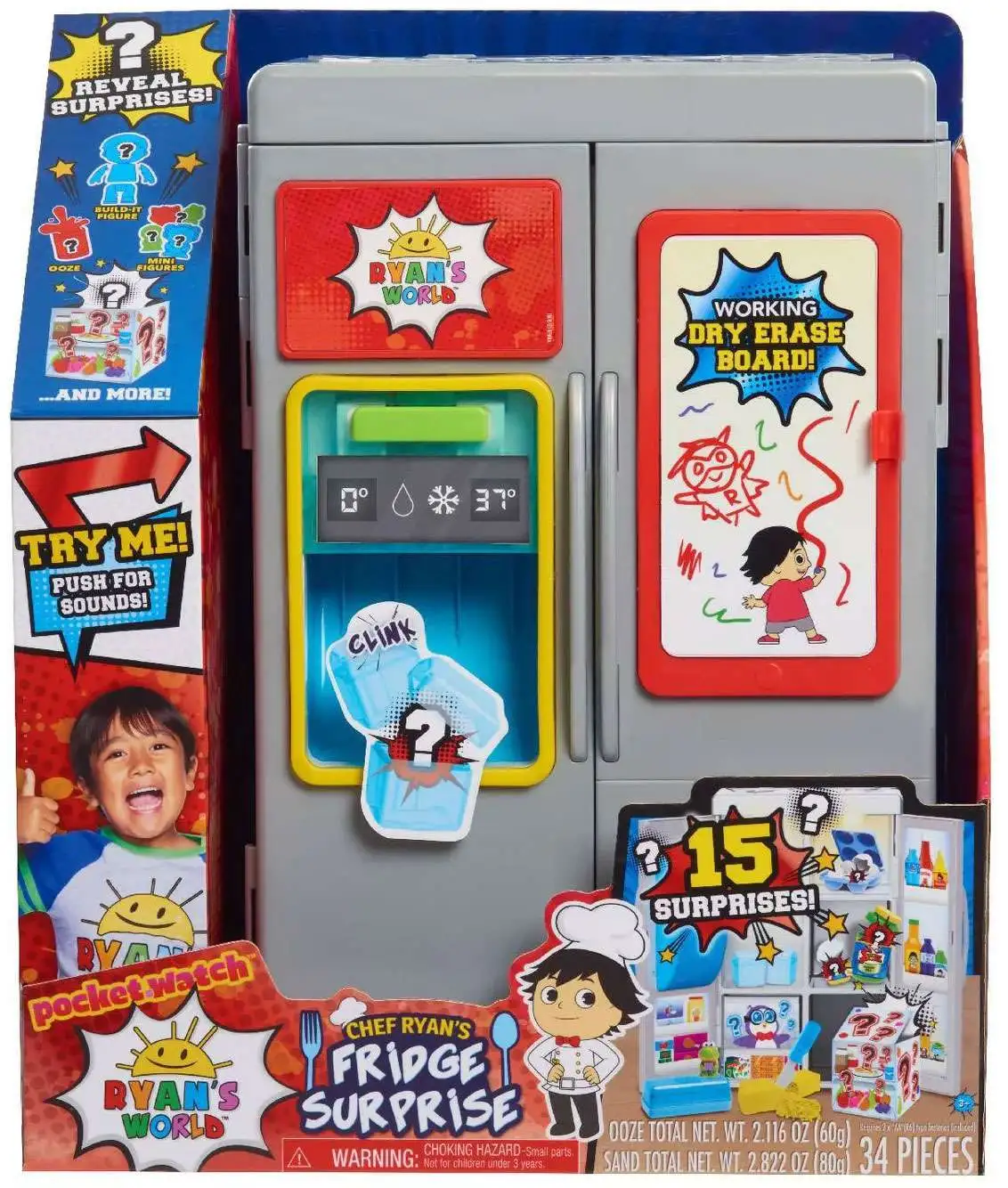 Coupon ๐ Pocket โ Watch Ryan's World Chef Ryan's Fridge Surprise Playset ๐ 3 Coupon ๐ Pocket โ Watch Ryan's World Chef Ryan's Fridge Surprise Playset ๐