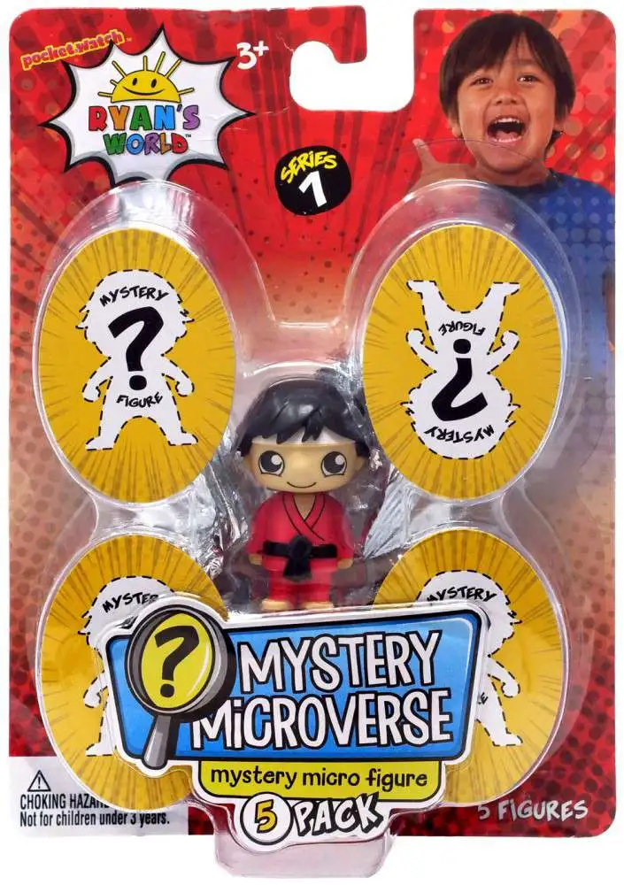 New โ๏ธ Ryan's World Mystery Microverse Series 1 Taekwando Ryan Micro Figure 5-Pack ๐ฅ 3 New โ๏ธ Ryan's World Mystery Microverse Series 1 Taekwando Ryan Micro Figure 5-Pack ๐ฅ