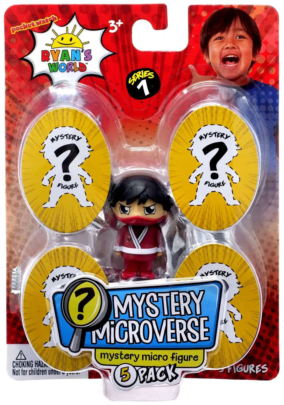 Brand new ๐ Ryan's World Mystery Microverse Series 1 Dark Ninja Ryan & Mystery Micro Figure 5-Pack โญ 3 Brand new ๐ Ryan's World Mystery Microverse Series 1 Dark Ninja Ryan & Mystery Micro Figure 5-Pack โญ