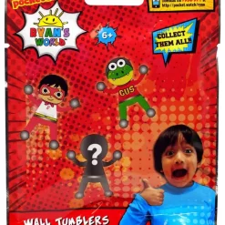 Budget 😉 Pocket ⌚ Watch Ryan's World Wall Tumblers Mystery Pack 🎉