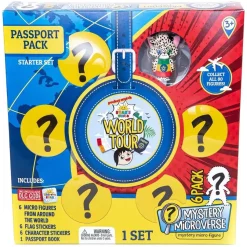 Cheapest 💯 Ryan's World World Tour Mystery Microverse Pasport Pack Micro Figure 6-Pack Starter Set [6 RANDOM Figures] 😀