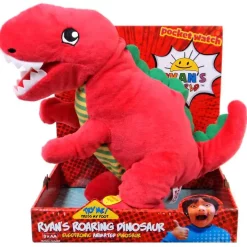 Hot Sale ✔️ Ryan's World Ryan's Roaring Dinosaur 13-Inch Plush Figure [Red T-Rex] 👍