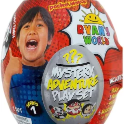 Buy ⌛ Ryan's World Series 1 Giant Mystery Adventure Egg Play Set Mystery Surprise [Silver] ✔️