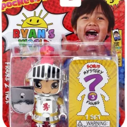 Budget 🤩 Ryan's World Series 3 Knight Ryan & Mystery Action Figure 2-Pack 🤩