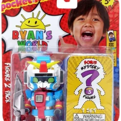 Outlet ✨ Ryan's World Series 3 Robot Ryan & Mystery Action Figure 2-Pack 🤩