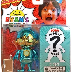 Buy 🔥 Ryan's World Cobalt Robo Ryan & Mystery Action Figure 2-Pack [Damaged Package] 😉
