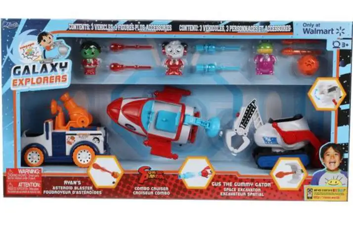 Cheapest ๐งจ Ryan's World Galaxy Explorers Asteroid Blaster, Combo Cruiser & Gus the Gummy Gator Space Excavator Exclusive Playset ๐ 3 Cheapest ๐งจ Ryan's World Galaxy Explorers Asteroid Blaster, Combo Cruiser & Gus the Gummy Gator Space Excavator Exclusive Playset ๐