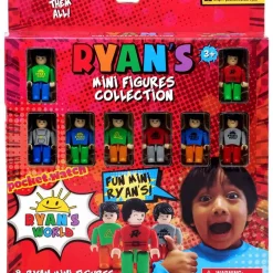 Flash Sale 🔥 Pocket ⌚ Watch Ryan's World Ryan's Mini Figure Collection 8-Pack [Damaged Package] 😉