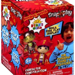 Hot Sale 🔔 Pocket ⌚ Watch Ryan's World Snap-n-Play Character Construction Kit Mystery Pack 🤩