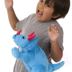 Wholesale ⌛ Ryan's World Ryan's Roaring Dinosaur 13-Inch Plush Figure [Blue Triceratops] 🔔 -Halo shop ryansroaringtricera inset2