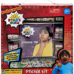 New 🤩 Pocket ⌚ Watch Ryan's World Sticker Kit ⭐