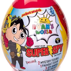Coupon 🎉 Ryan's World Super Spy Series 1 Agent Ryan & Friends Micro Egg Exclusive Mystery Surprise ⌛