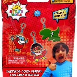 Outlet ⌛ Pocket ⌚ Watch Ryan's World Surprise Cool Charms Mystery Box [36 Packs] ⌛ -Halo shop ryansurpcoolcharmbx inset1